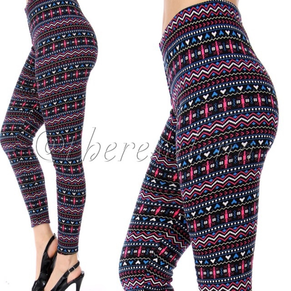 ❤️ New! Striped furry fleece lined leggings